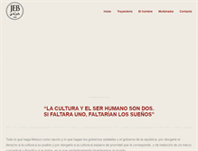 Tablet Screenshot of jorgeesmabazan.com